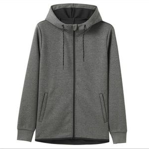 MEDIUM MENS DARK GREY ZIP UP JACKET